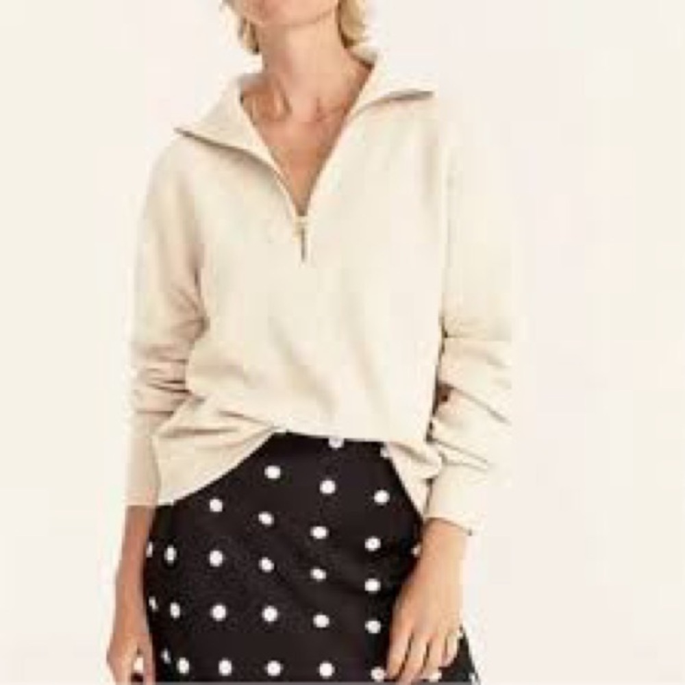 J. Crew Cream Cowl Neck Sweater